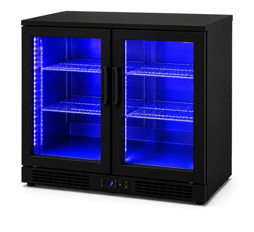 Barkühlschränke mit farbigem LED-Licht