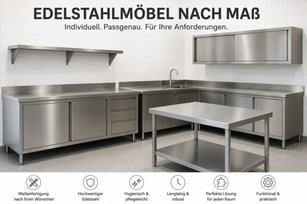 Edelstahlmöbel nach Maß
