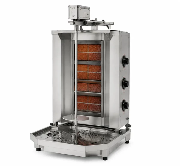 Gas-Dönergrills Motor oben