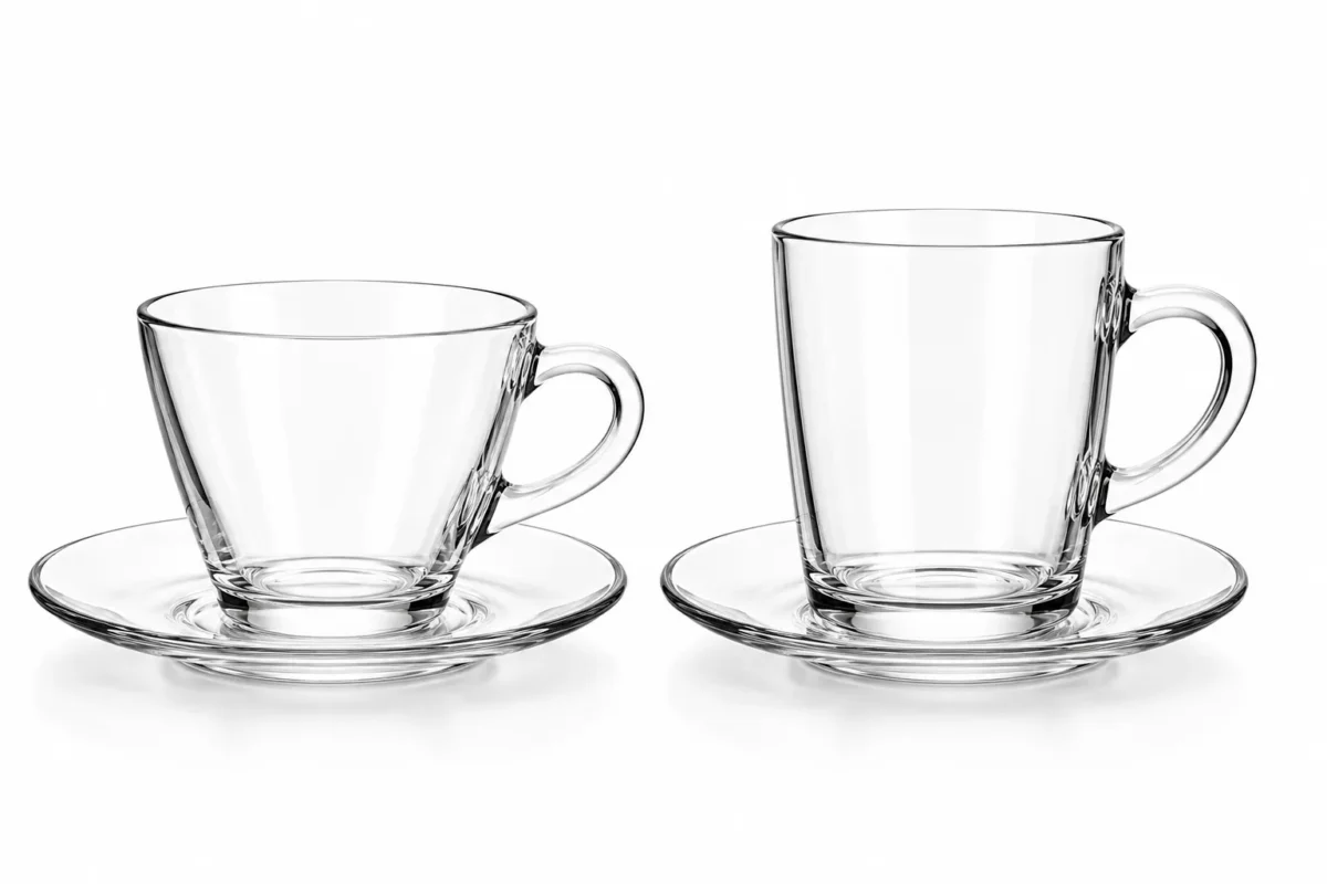 Kaffee-/Teegläser & Untertassen