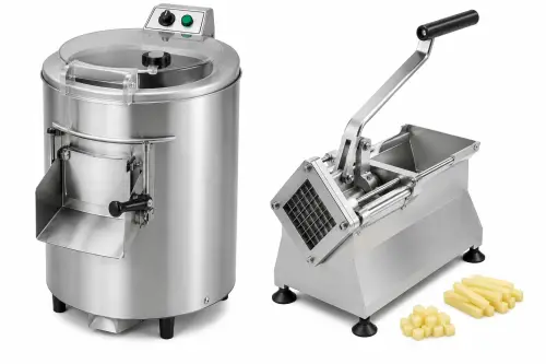 Kartoffelschäler und Kartoffelschneider