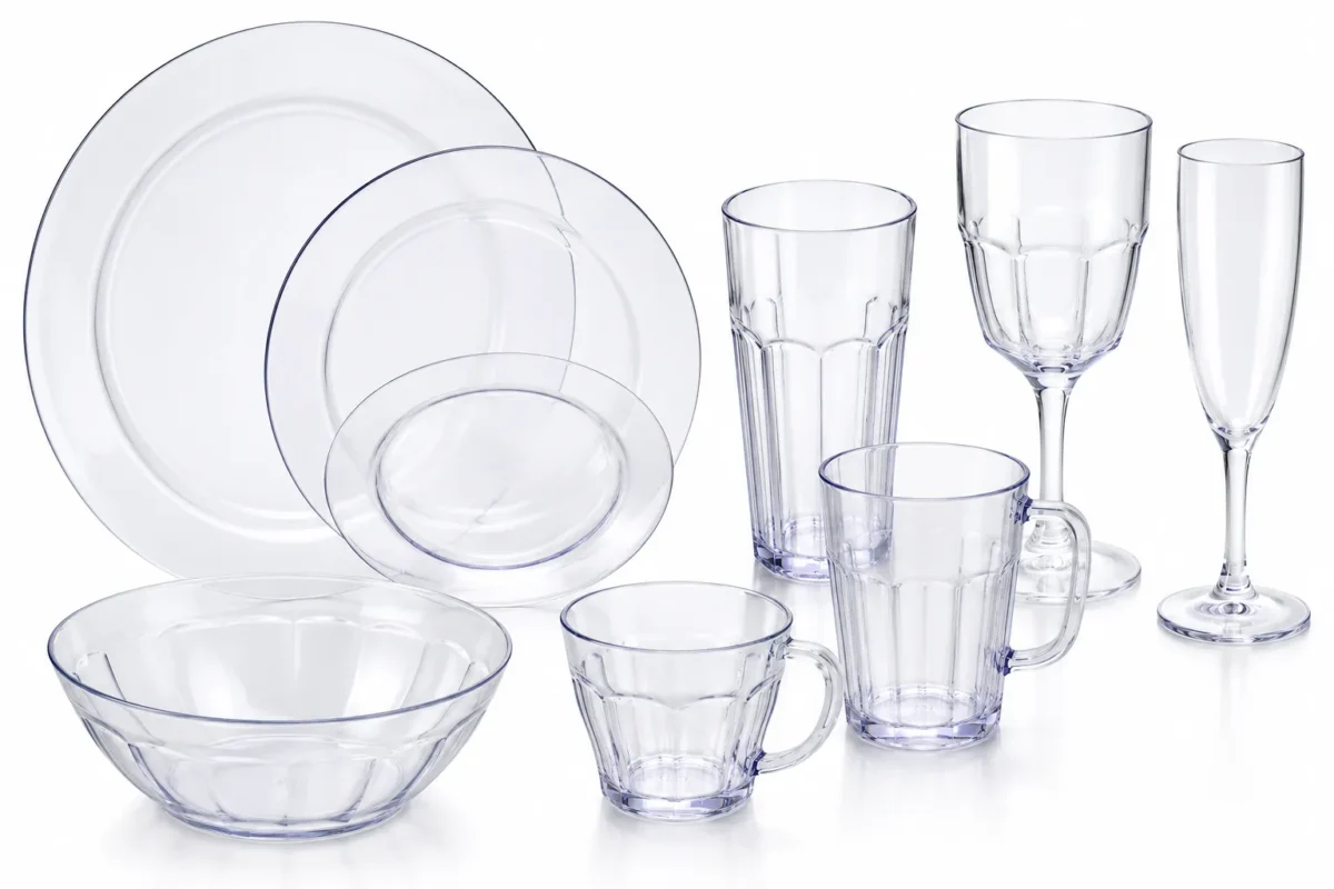 Polycarbonat Gläser, Tassen & Teller