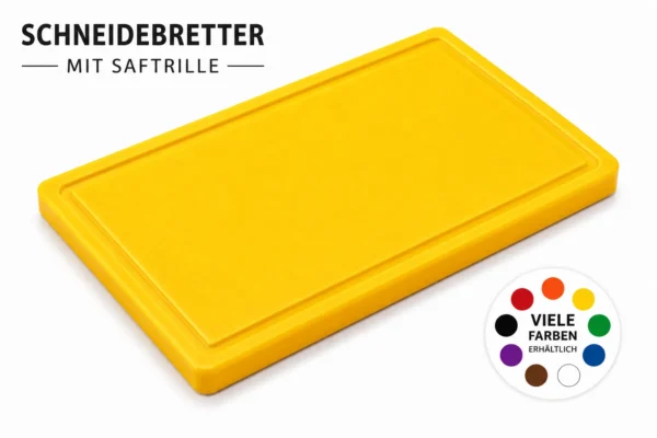 Schneidebretter mit Saftrille
