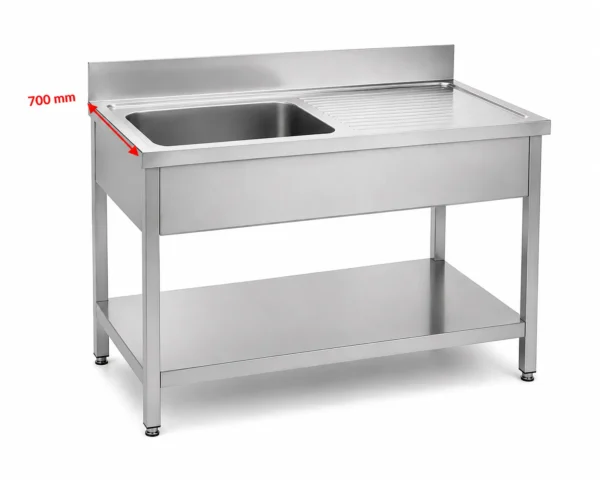 Spültische Tiefe 700 mm