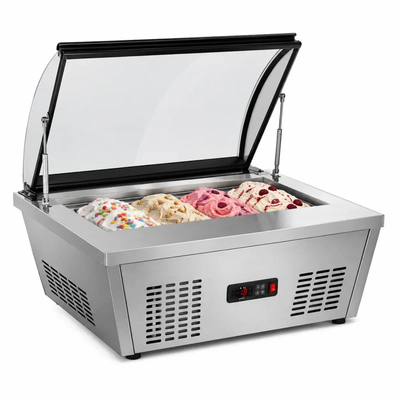 Tisch-Eisvitrinen Statisch
